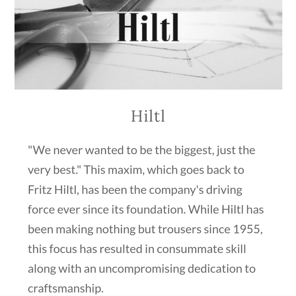 Hiltl Classic Fit Linen Slacks 36x32 - Picture 6 of 6
